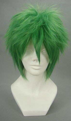 ruler主宰者cos假发翻翘款植草的法则植木耕助草绿色053g