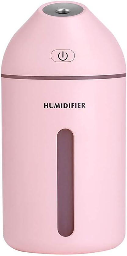 De帝蓝浦c9加湿器创意迷你斜喷usb加湿器10h大容量超声波空气雾化器粉色 亚马逊中国 家居