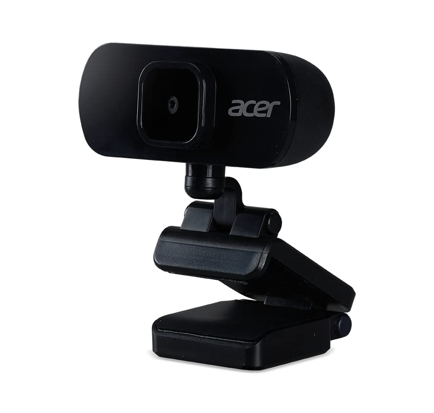Acer Full HD USB Streaming 2MP Webcam 1080P HD 360° rotating digital microphone for desktop or laptop plug-and-play streaming zoom, Skype, Facetime, YouTube conferencing calls and MS teams