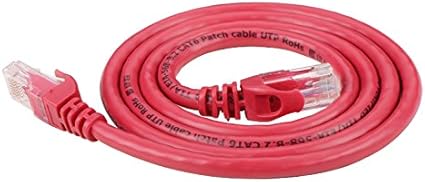 Ugreen绿联 六类八芯纯铜网线红色六类网线带骨条2米 Cat6网线千兆网线猫连接路由器交换机 亚马逊中国 电脑 It