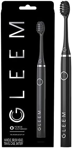 Gleem 电池电动牙刷 软刷毛 黑色 亚马逊中国 个护健康