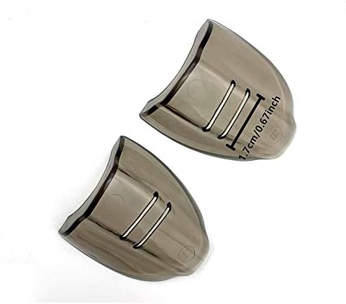 10 副*眼镜侧护罩,滑入式侧护罩,适合中到大眼镜(灰色) : 亚马逊中国