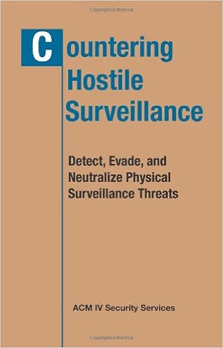 《countering hostile surveillance: detect, evade, and neutralize