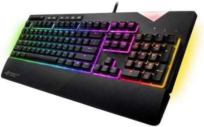 Asus 华硕 Asus 华硕rog Strix Flare 机械键盘rgb 游戏 带cherry Mx Red 开关 英文 布局 价格报价图片评测多少钱