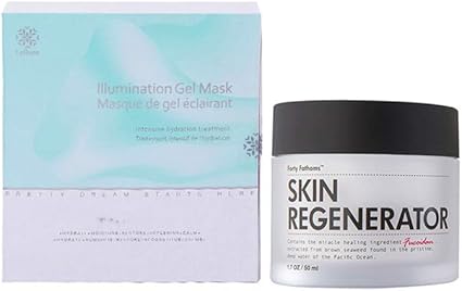 Unichi 深海四十㖊forty Fathoms 秋冬补水保湿组合深海四十噚面霜50ml Lellure玲珑面膜30ml 化妆 亚马逊中国