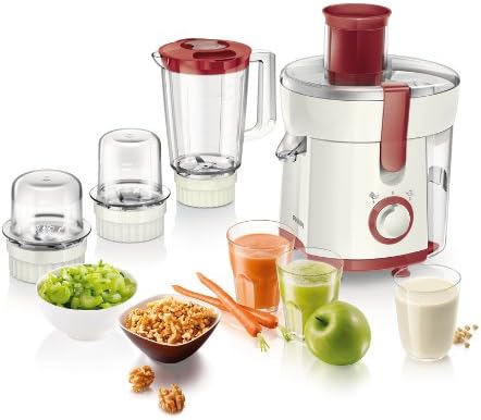 Philips 飞利浦hr1848 00四合一榨汁机榨汁机 搅拌机 研磨机 切碎机 亚马逊中国 小家电