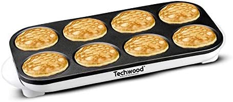 techwood tcp-800 可丽饼平底锅 奶油色 适合 8 人使用 1500 w 白色