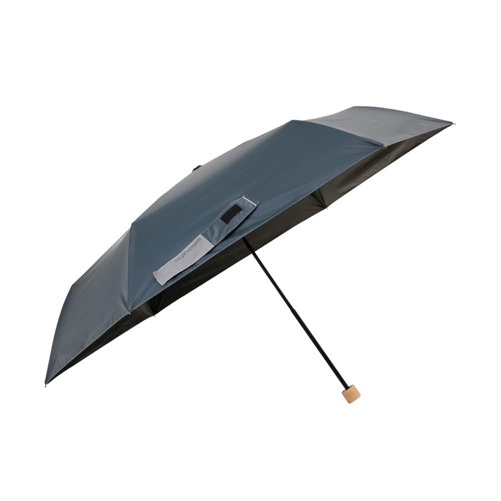 Ogawa wide folding umbrella manual open 60cm innovator rain and weather dual UV protection rate & shading rate more than 99% heat insulation processing waterproof * blue ribbon zipper storage box 1872