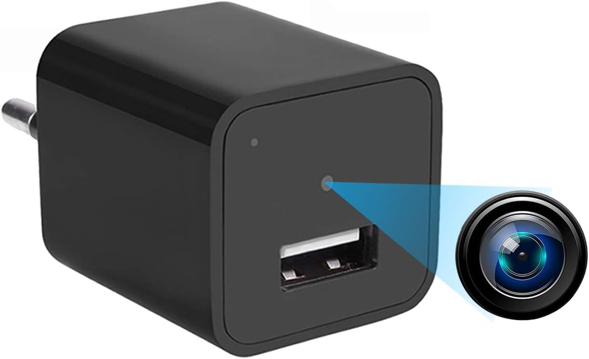 Jiyibidi 1080P Mini surveillance camera Nanny Small camera USB charging unit motion found 32GB memory