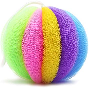 loofah lord 4 彩虹圆形沙滩球沐浴或淋浴丝瓜 各种颜色批发 批发