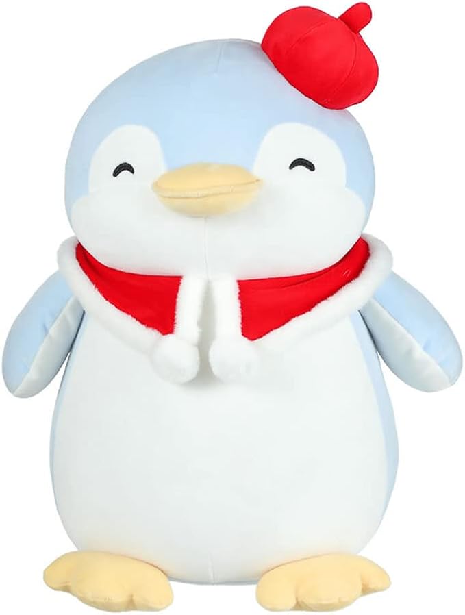 miniso 迷你家庭系列圣诞节企鹅毛绒玩具填充动物玩具枕头毛绒男孩