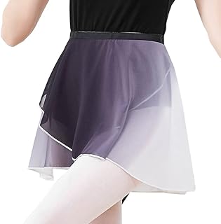 oridoor 女式芭蕾舞裙透明裹身裙抒情舞蹈表演表演服装