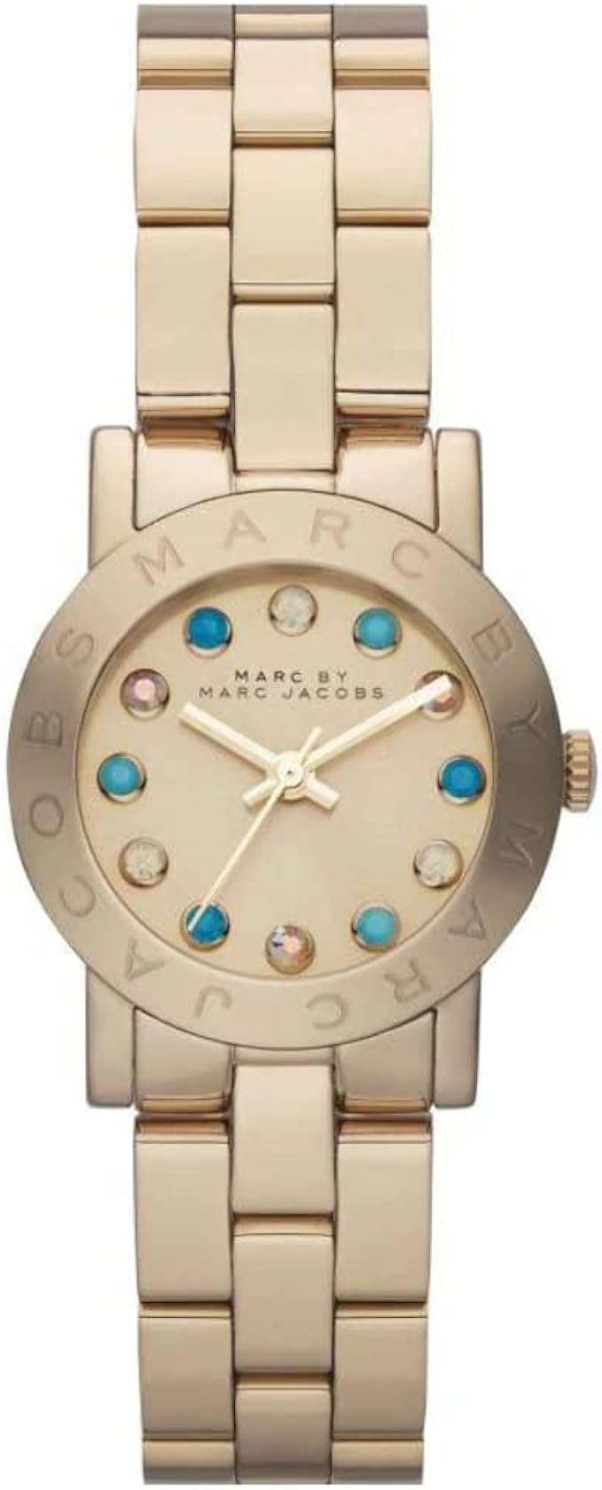 marc by marc jacobs amy dexter 表盘金色女式手表 mbm3218