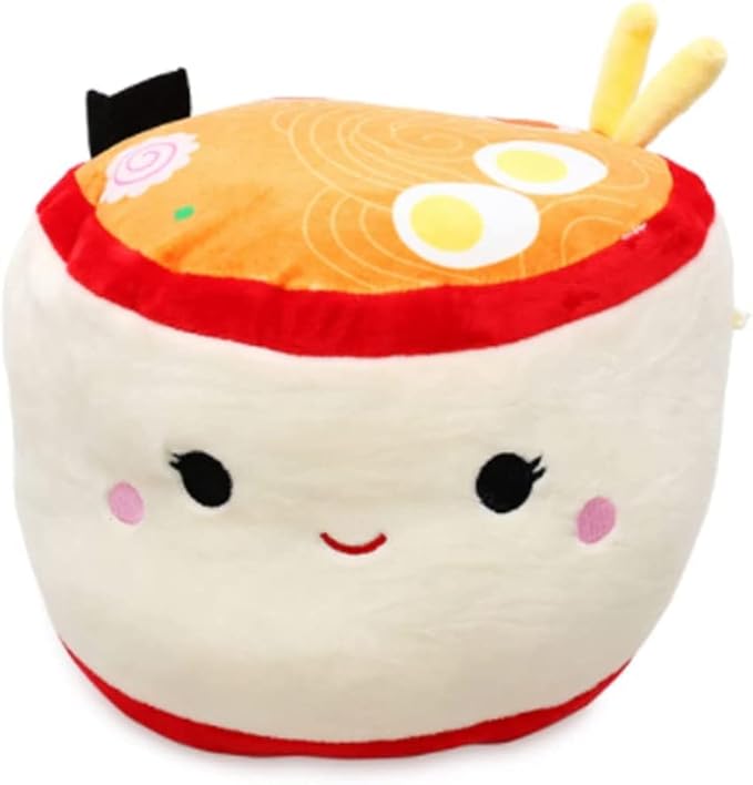 squishmallow official kellytoy 食品小队毛绒玩具柔软毛绒动物(雏菊