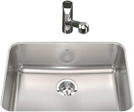 Kindred Qsua1925 8 钢质女王底单碗不锈钢厨房水槽 镜子 亚马逊中国 家居装修