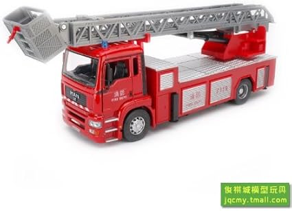 俊基1 32大型消防车模型德国man消防车合金模型玩具消防车模2148尖头橙色卡车 玩具 亚马逊中国