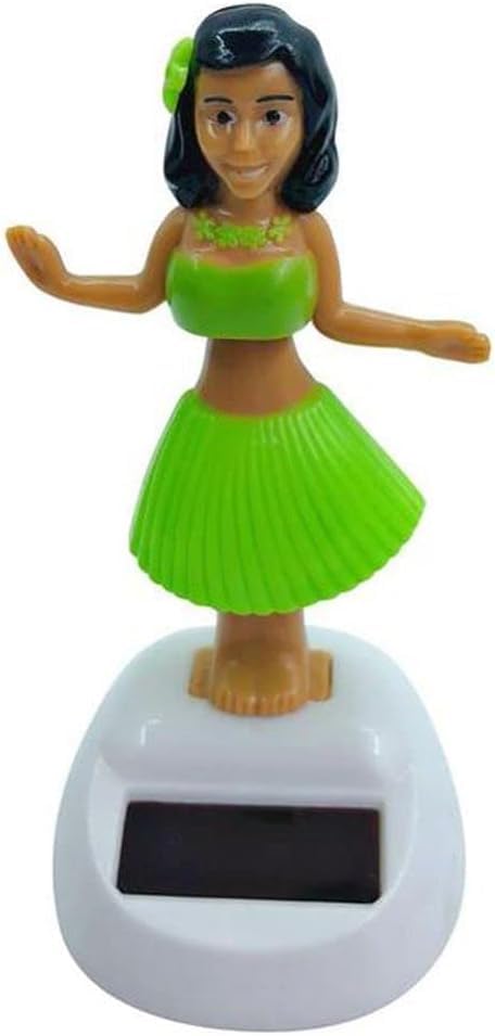* Solar Dance hula Girl Dashboard decoration Rocking bobblehead Toy series figurines for car interior home decoration science kits and toys