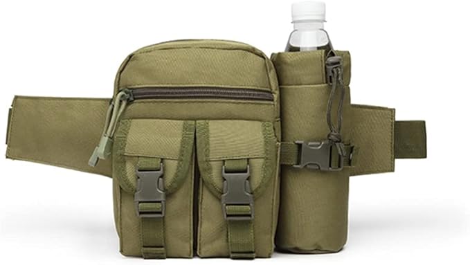 lizhoumil 徒步腰包男女腰包腰包腰包带瓶架跑步包露营登山旅行骑