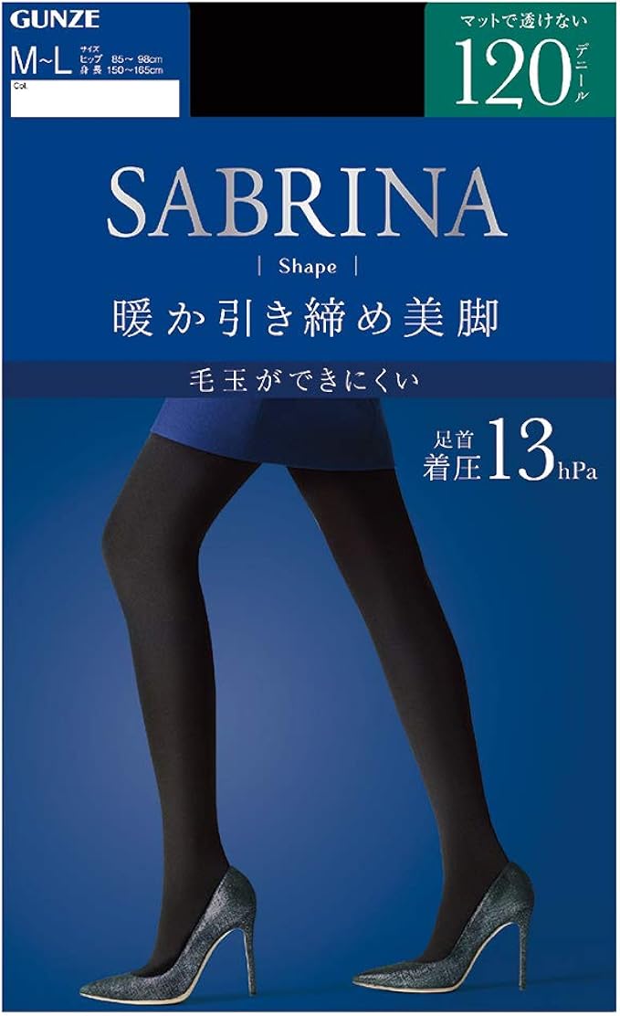 gunze 连裤袜 sabrina 塑身 保暖塑形美腿 120d sbw28 女款