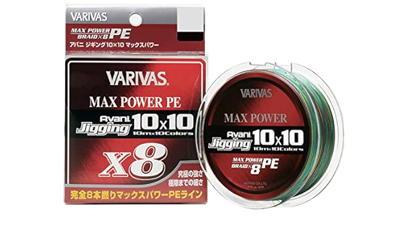 Varivas Avani Jigging 10x10 最大功率pe X8 钓鱼线 1 5号28 6lb 亚马逊中国 运动户外休闲