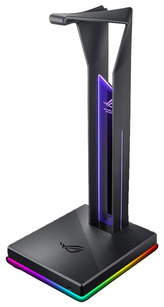 ASUS ASUS ROG Three QI game headphone holder (wireless charging, 7.1 surround sound, two USB 3.1 ports, AURA Sync)