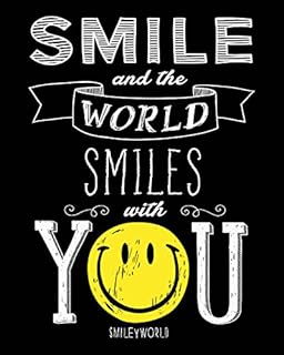 smiley world smiles with you 40 x 50 厘米帆布印花,涤纶,多色可选