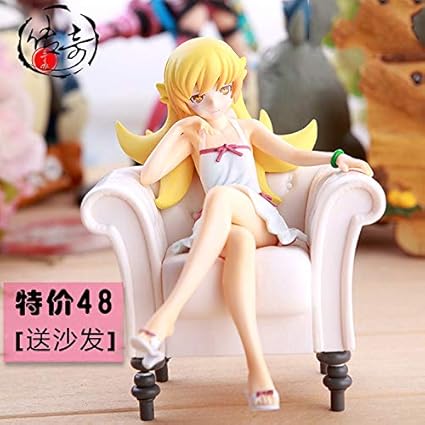 化物语忍野忍手办小忍沙发坐姿汽车中控台摆件装饰品美少女模型小忍手办 带沙发 限时特价 价格报价图片