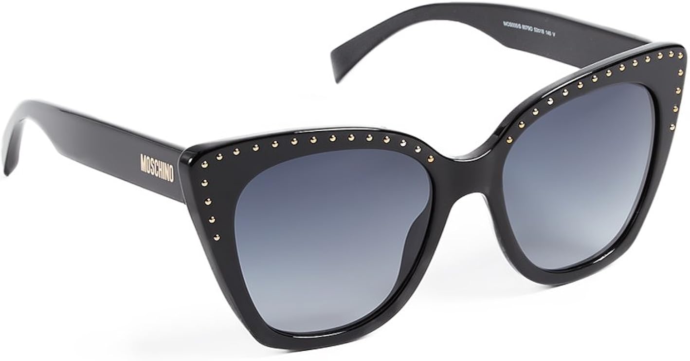 moschino 女式浅色猫眼太阳镜 mos 005s