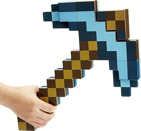Mattel Games Minecraft 变形武器钻石剑镐二合一玩具fcw14 玩具 亚马逊中国