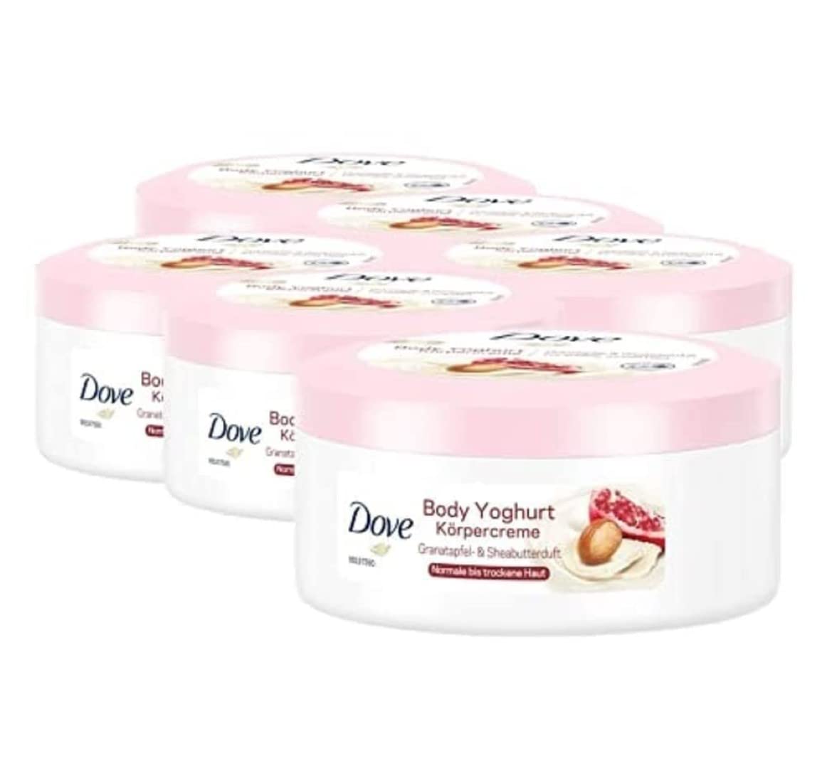 Dove Yoghurt Body Milk Pomegranate and shea Butter Fragrance for normal to dry skin 6 packs (6 x 250 ml)