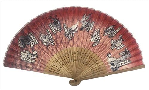 怪物猎人double Cross 日式图案扇子红色 玩具 亚马逊中国