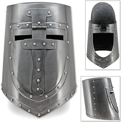 annafi visored great crusaders 德国和欧洲头盔平顶板盔盔 18g 钢铁