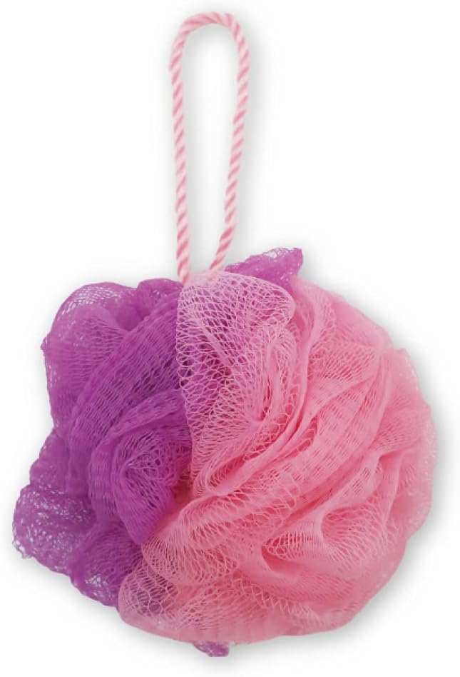 loofa 海绵 [日本进口] 2 种纹理合1 淋浴露法,适用于去角质,男士