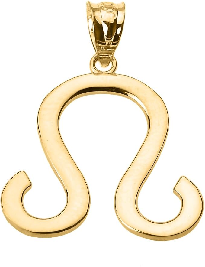 astrology 珠宝个性化 10k 黄金狮子座吊坠 : claddagh gold: 亚马逊