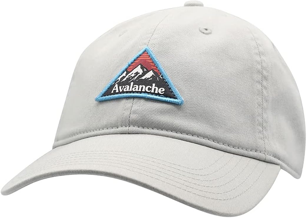 avalanche 轻质棒球帽日常透气补丁标志可调节帽子
