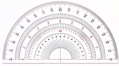 Drapash 半圆量器15cm 亚克力制16 504 180度 ドラパス 价格报价图片 亚马逊中国