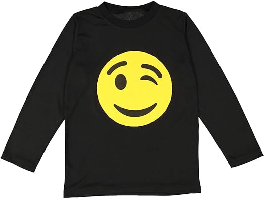 dress up america winking 表情符号 t 恤成人 黑色 s