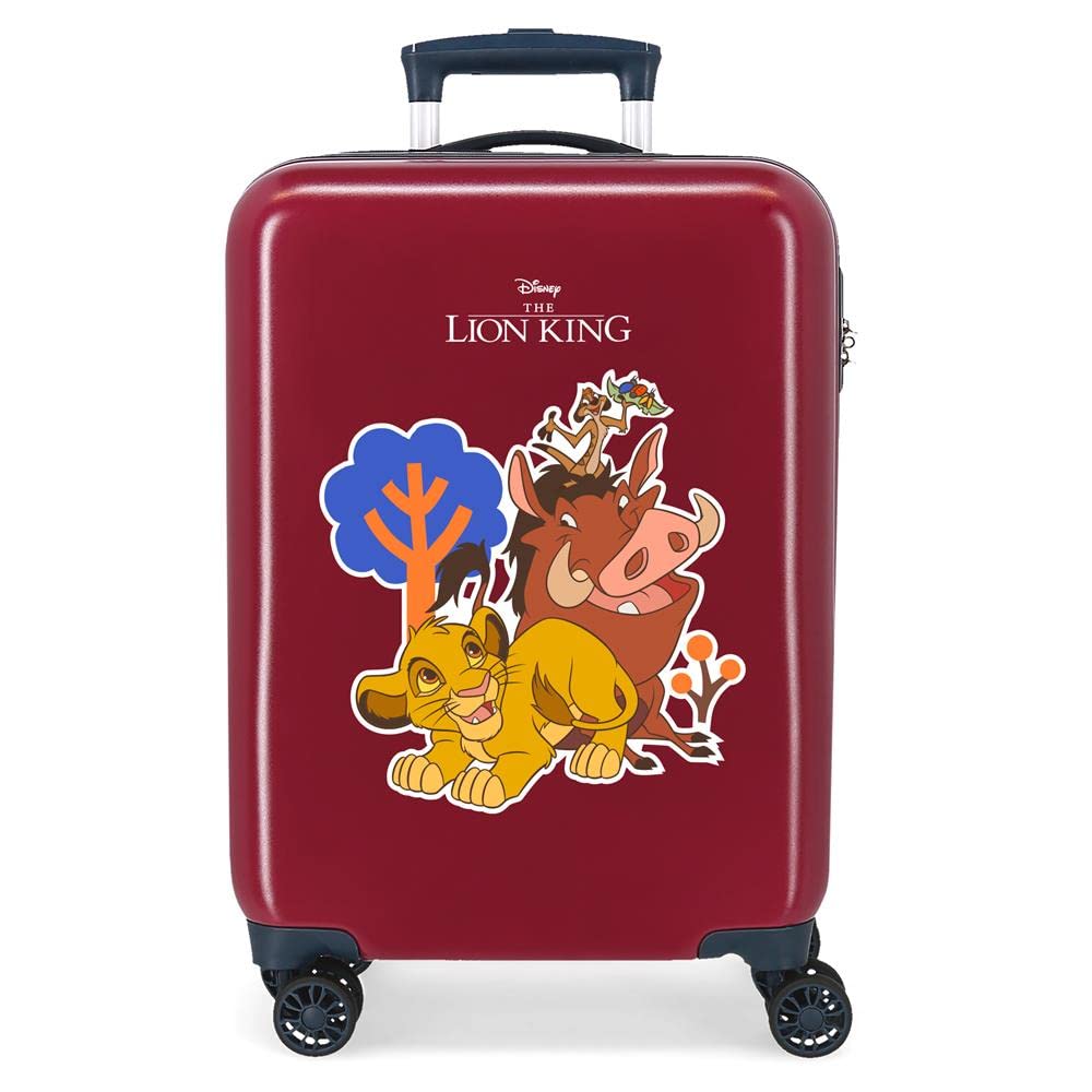 Disney El Rey Leon cabin suitcase, red, cabin suitcase
