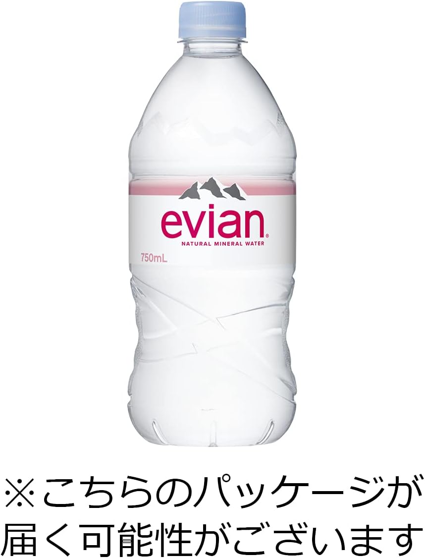 伊藤園evian エビアン ミネラルウォーターディズニーラベル750ml 12本 正規輸入品 亚马逊中国 食品
