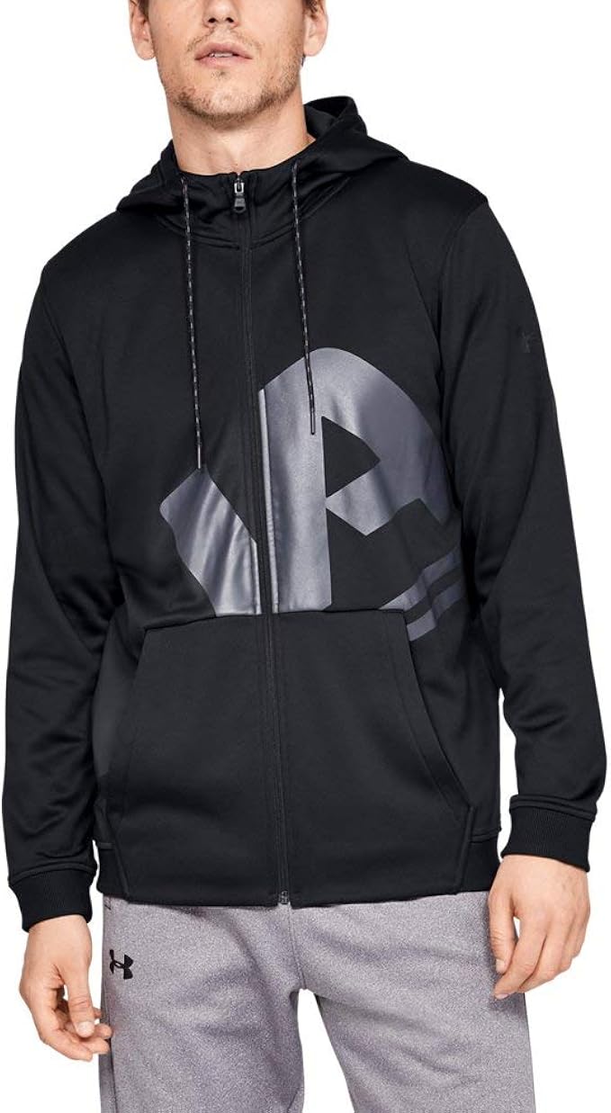 under armour 安德玛 男式 armour 抓绒 ua 全拉链连帽衫