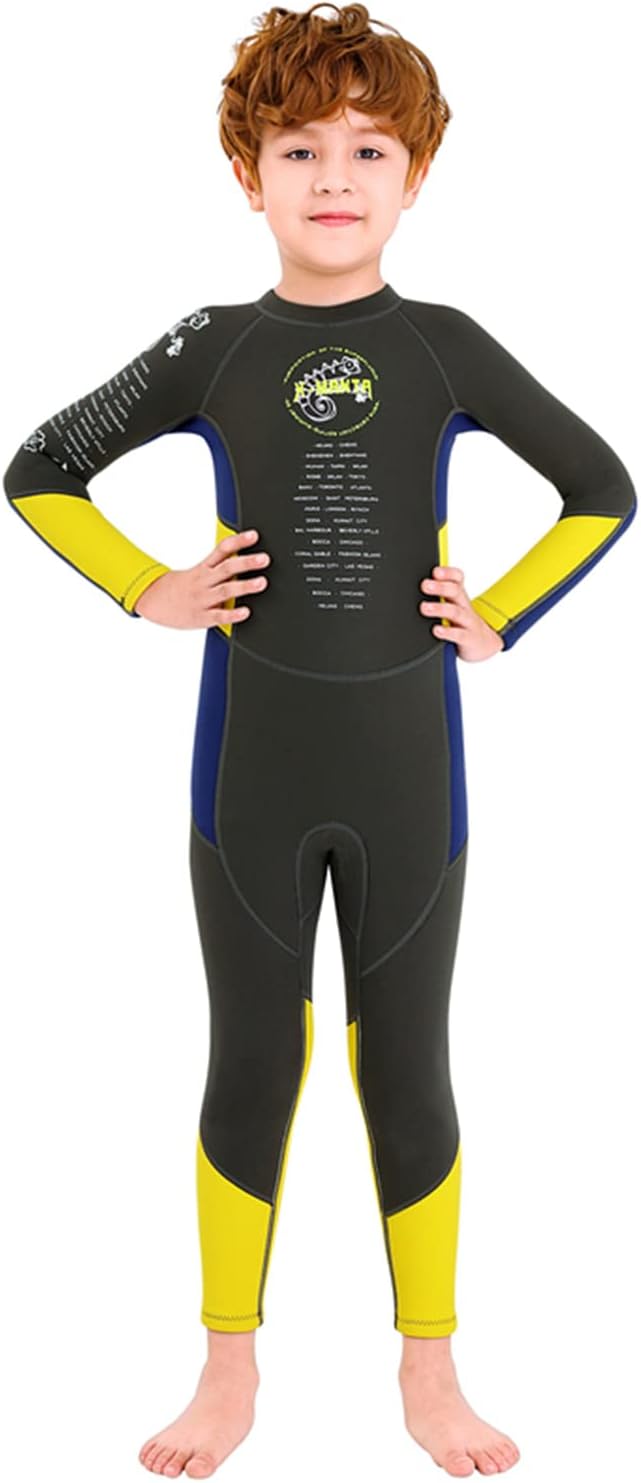 儿童男孩女孩潜水服 2.