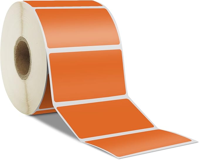 5.72 厘米 x 3.18 厘米热标签,粘合地址运输条形码热贴纸兼容 Rollo 和 Zeb