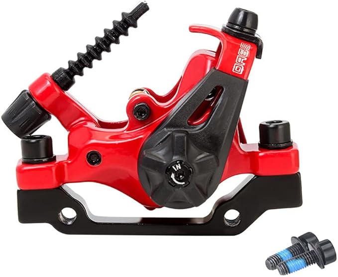 jfoyh 机械盘式刹车自行车前轮自行车盘式制动卡钳套件适用于山地