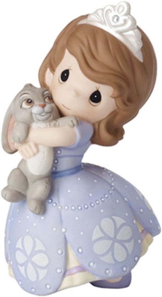 precious moments 公主索菲亚与兔子小雕像