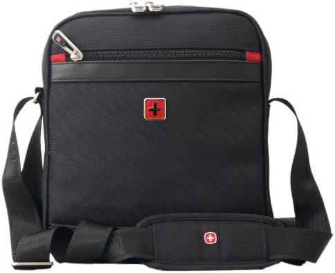 swisswin 瑞士十字 sw9726 黑色 斜挎包