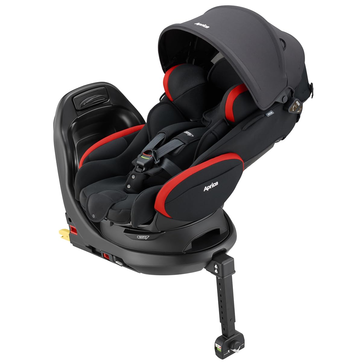 Aprica Child * Seat ISOFIX Fixed Fladia plus 0 months to 4 years old or so Rotary R9 (red black) 8780