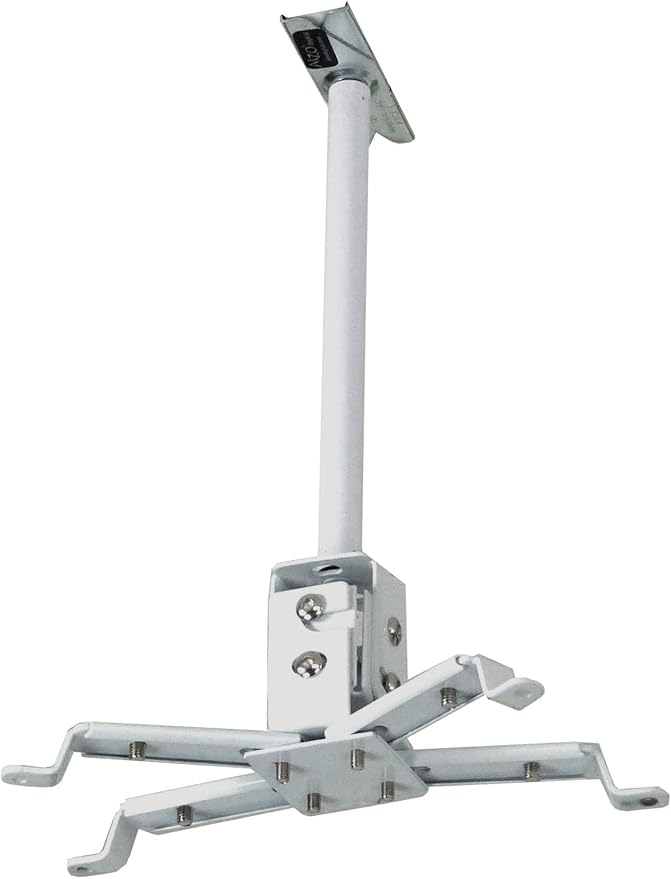 alzo短悬浮天花板视频投影仪支架带剪刀夹适用于t型杆连接带254厘米