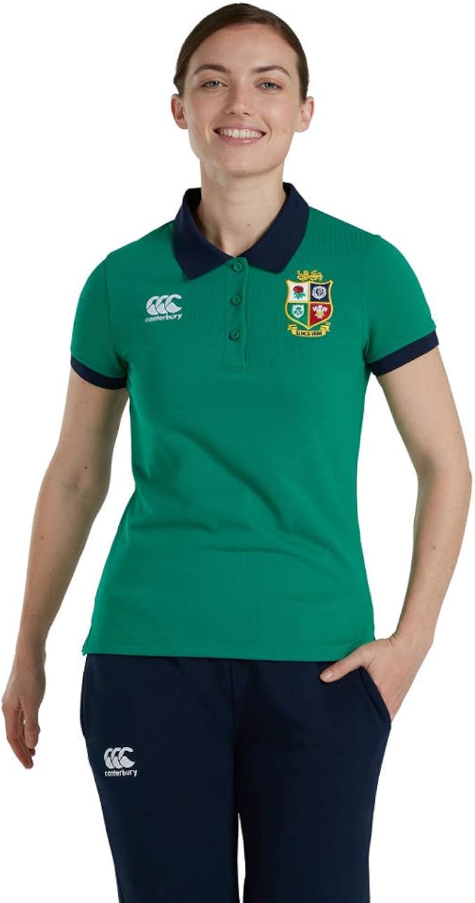 canterbury 女式英国和爱尔兰狮子橄榄球家乡 polo 衫