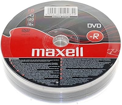 7 gb 120 分钟视频 10 件 空白媒体光盘 10 张 dvd 包(1 包(10 张 dvd