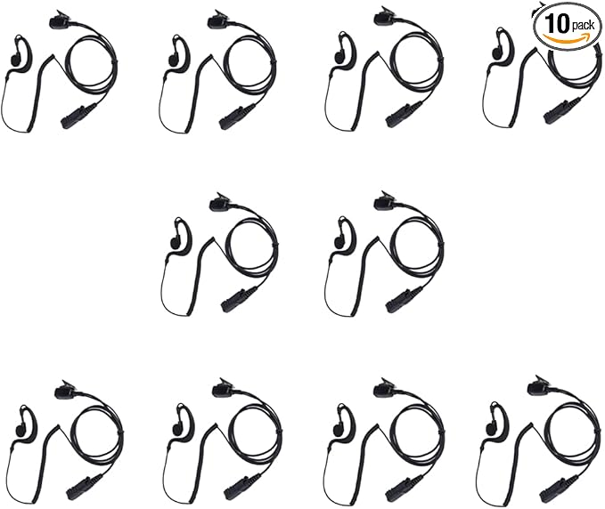 Klykon Xpr 3500e 耳机麦克风 PTT G 形状适用于摩托罗拉 XPR3500 XPR3000 XPR3300